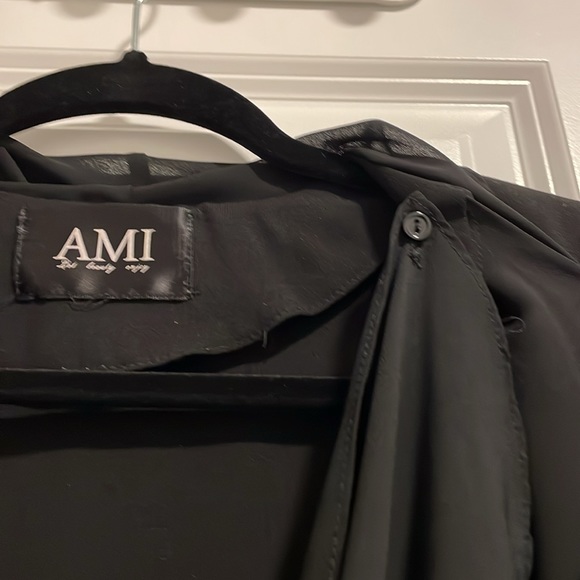 Chiffon Black Blazer - Picture 5 of 5